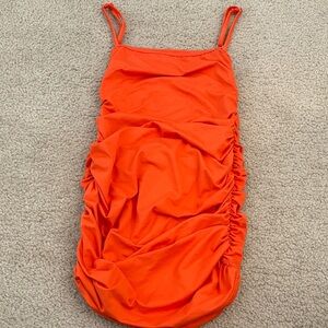 SHEIN Orange Mini Dress